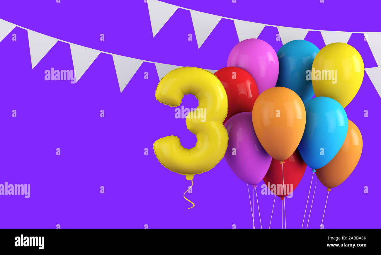 Happy 3rd Birthday Stock Photos Happy 3rd Birthday Stock Images