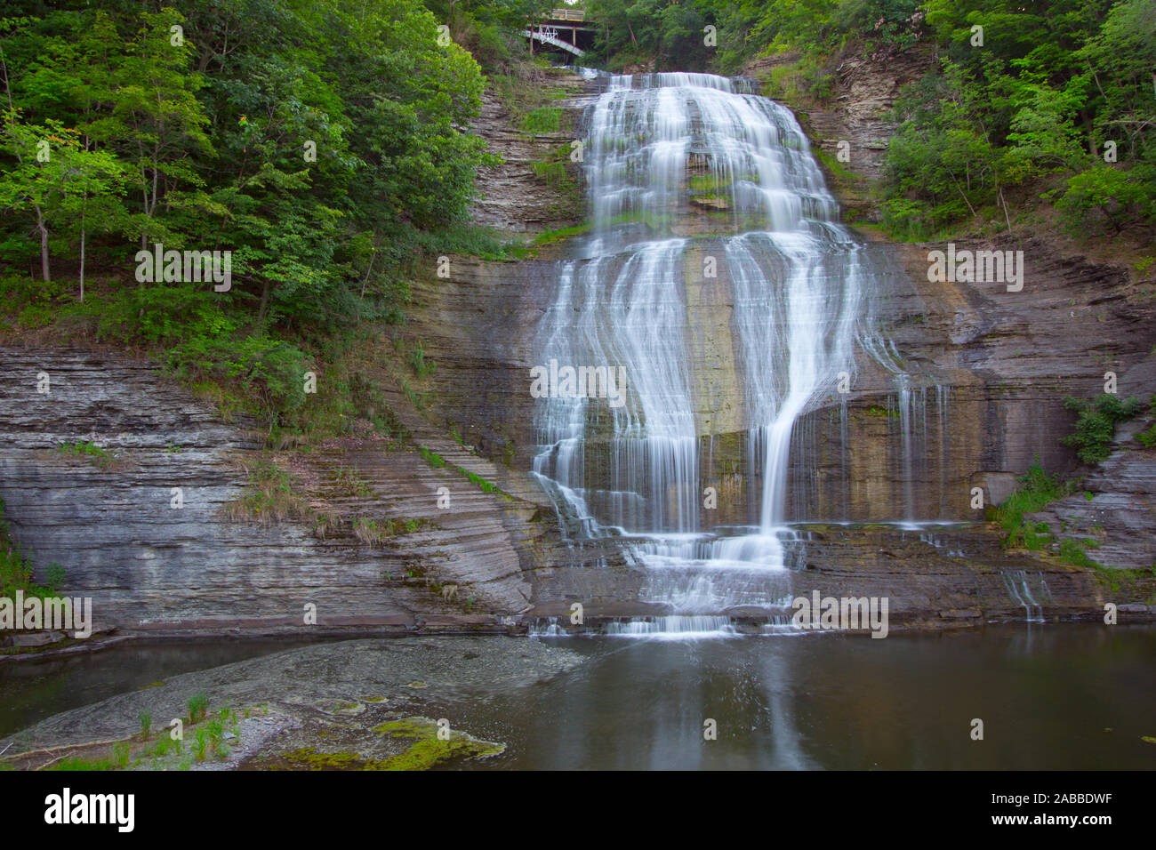 Shequa Falls, Montour Falls, New York Stock Photo Alamy