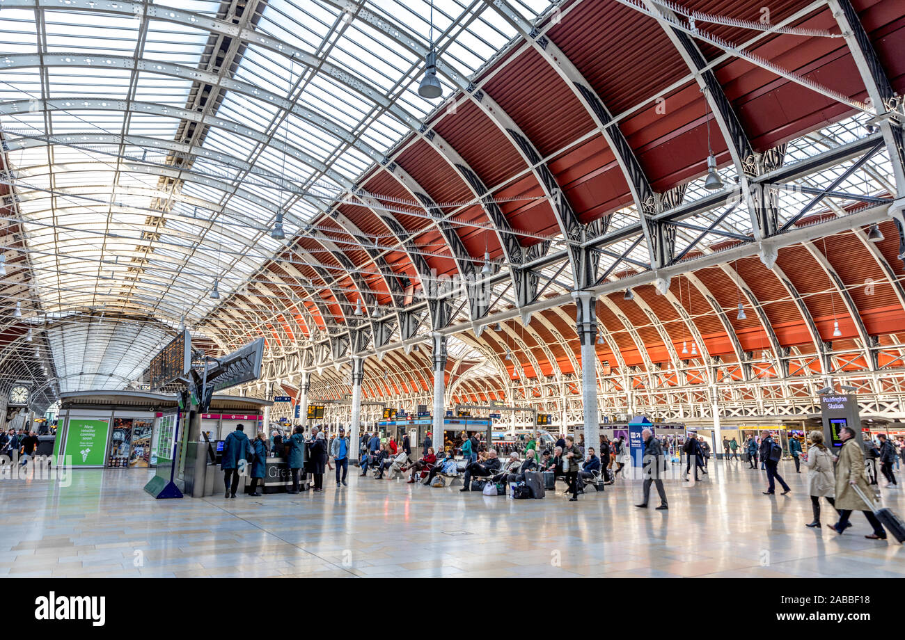 Paddington Station London UK Stock Photo Alamy