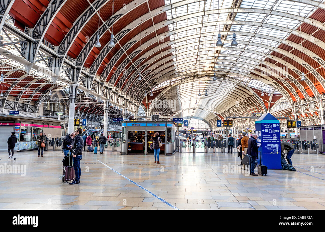 Paddington Station London UK Stock Photo Alamy