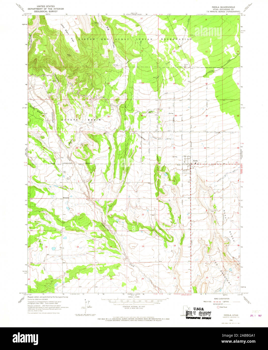 Map of neola Cut Out Stock Images & Pictures Alamy