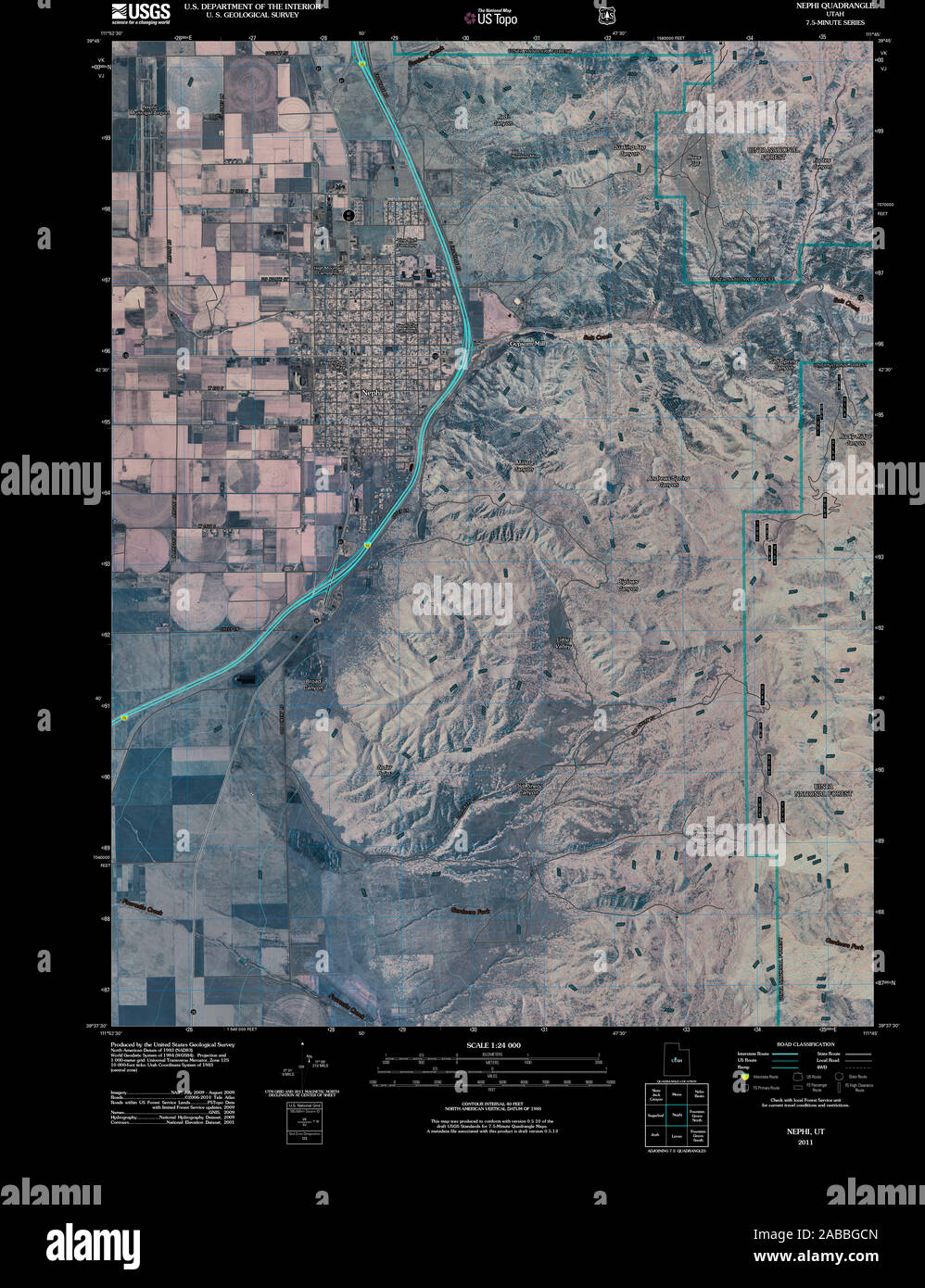 Nephi historical map hi-res stock photography and images - Alamy