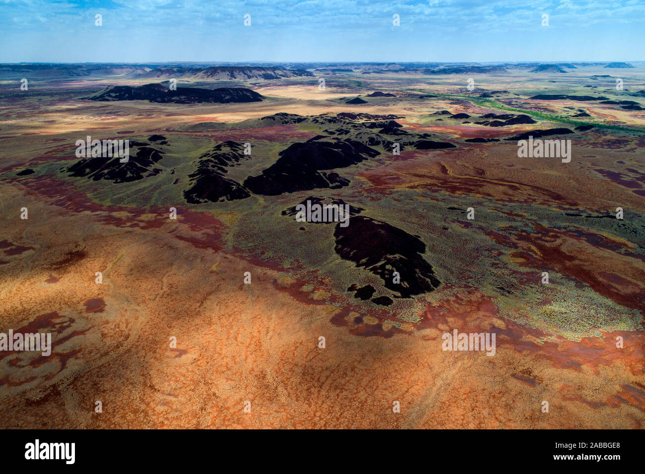Aerial view of the Chichester Range, Western Australia Stock Photo Alamy