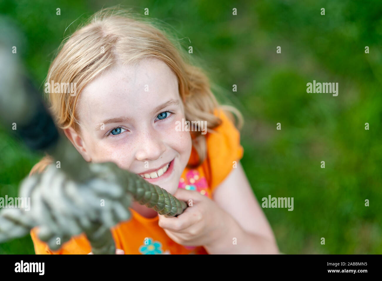 Girl Preteen Blonde Blue Eyes Stock Photos Girl Preteen Blonde