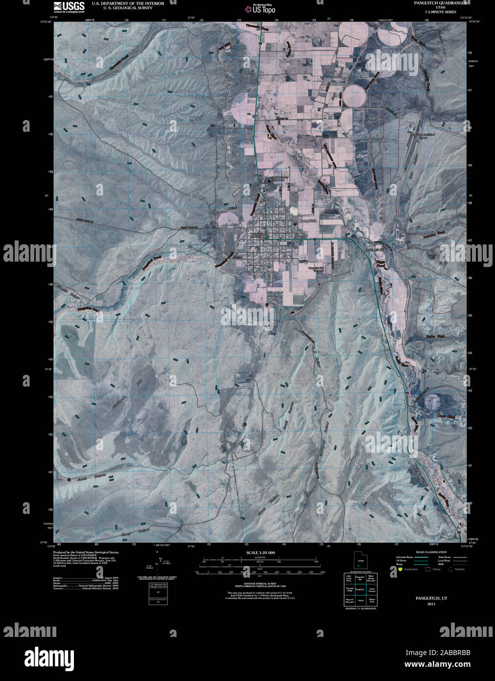 Map of panguitch hires stock photography and images Alamy