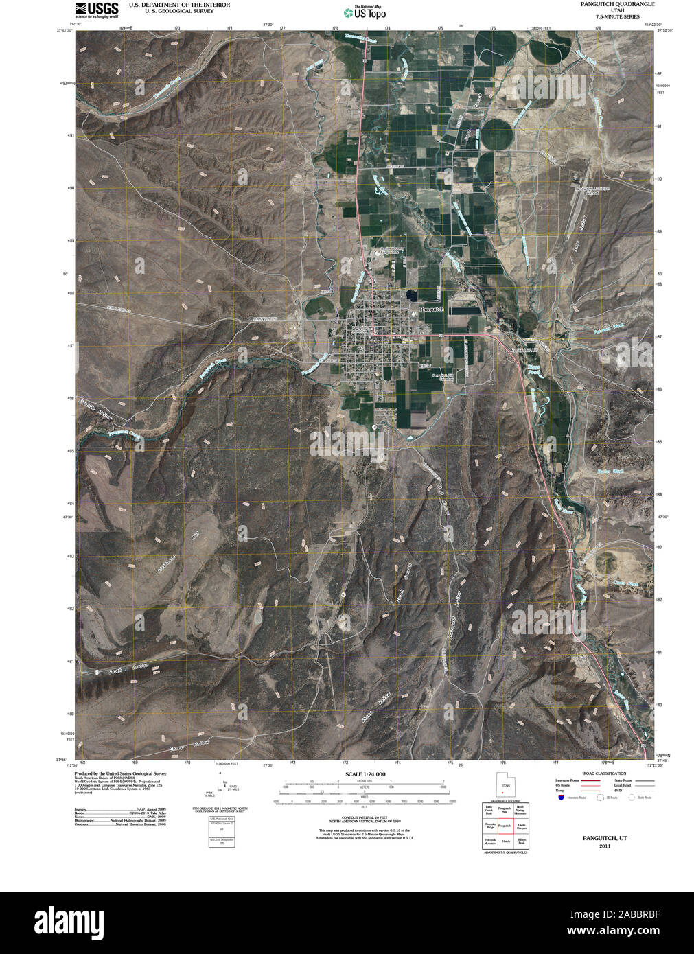 Map of panguitch hires stock photography and images Alamy
