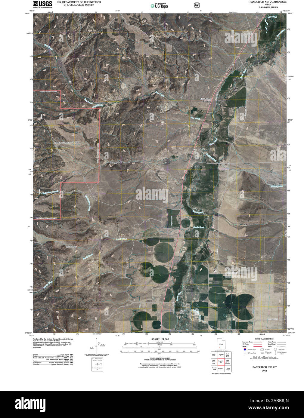 Map of panguitch hires stock photography and images Alamy