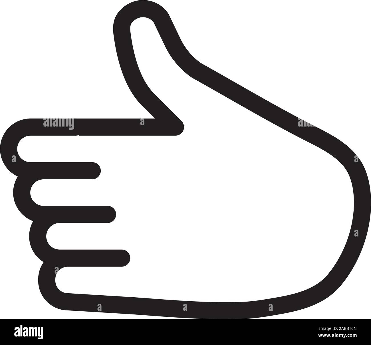 Hand signal icon design, Emoticon human finger gesture palm ...