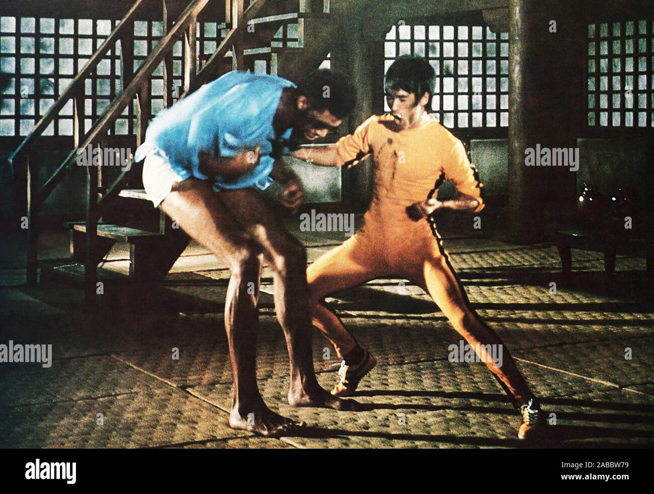 GAME OF DEATH from left Kareem Abdul Jabbar Bruce Lee 1978. Columbia Pictures Courtesy Everett Collection Stock Photo Alamy