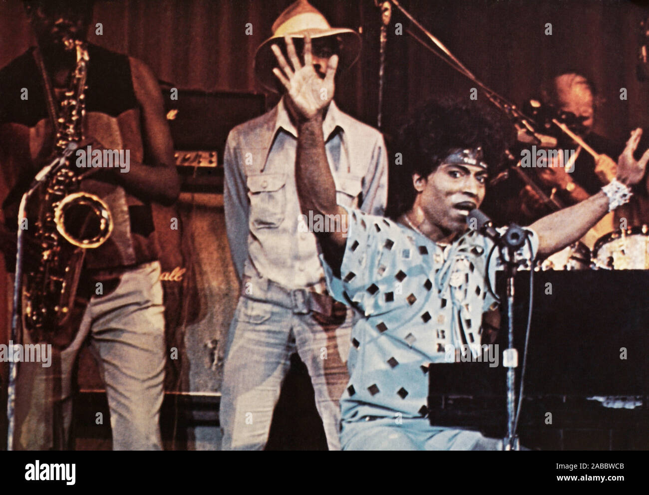 LET THE GOOD TIMES ROLL, Little Richard (seated), 1973 Stock Photo