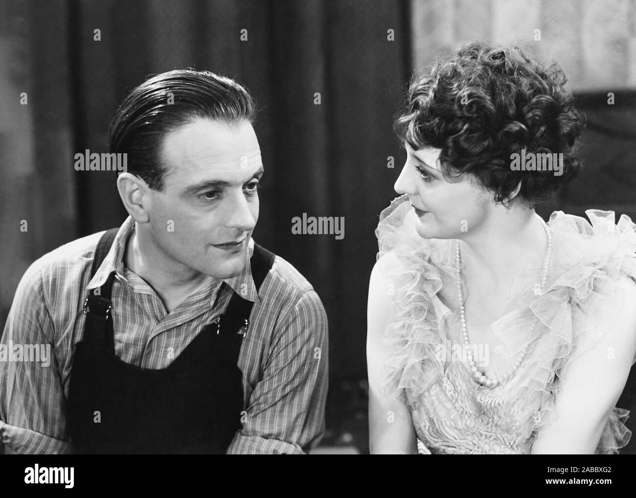 AME DE CLOWN, from left: Pierre Fresnay, Pierrette Caillol, 1933 Stock ...