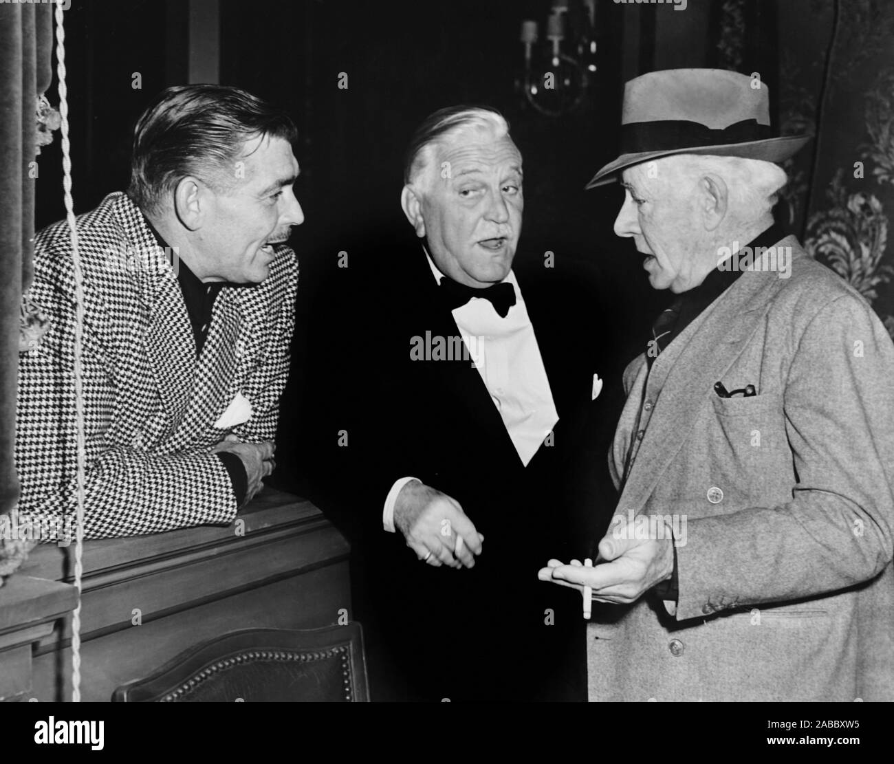 ANY NUMBER CAN PLAY, from left: Clark Gable, Frank Morgan, Lewis Stone ...