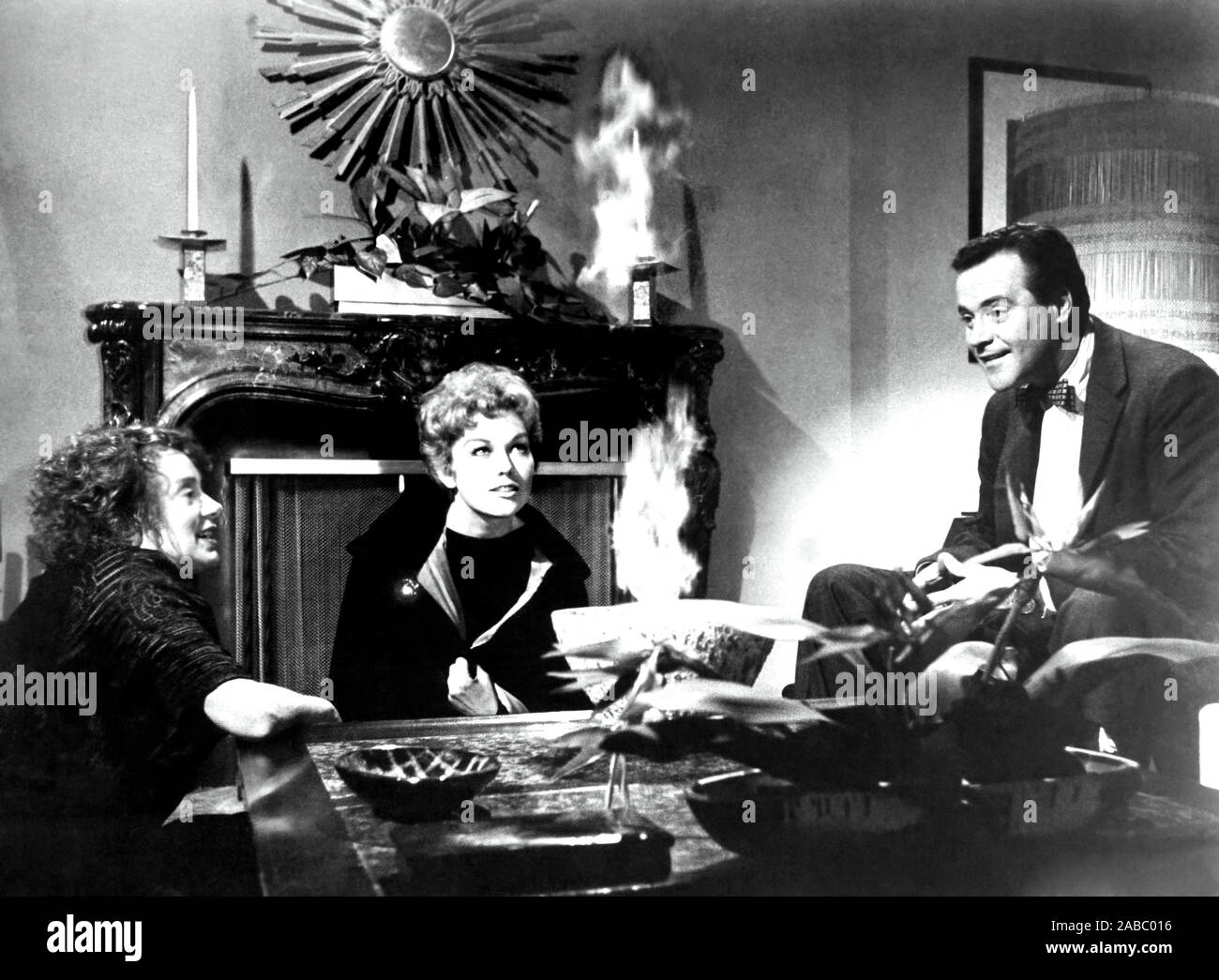 Bell Book BELL, BOOK AND CANDLE, from left, Elsa Lanchester, Kim Novak, Jack ...