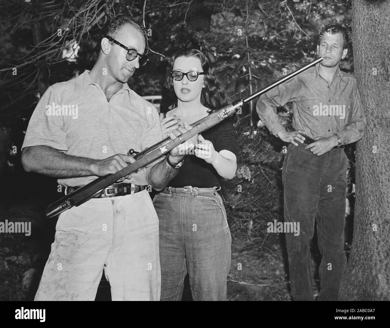 BEYOND THE FOREST, from left: William Grant Sherry, Bette Davis, Joseph ...
