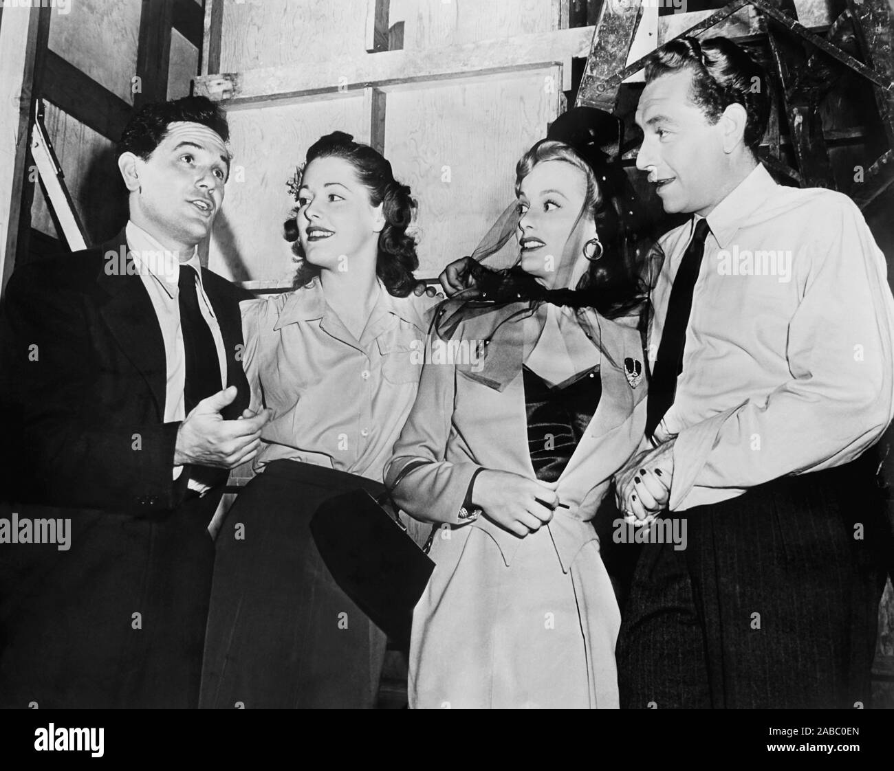 BETWEEN TWO WORLDS, from left: John Garfield, Eleanor Parker, Faye ...