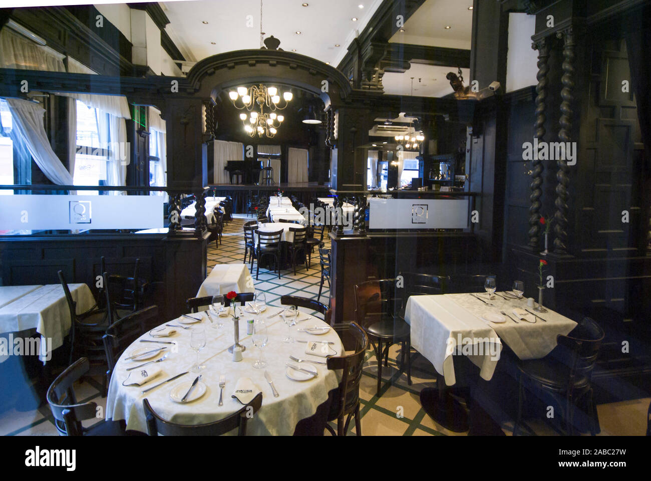 BUENOS AIRES, ARGENTINA-APRIL 8,2008: cafe querandì is a bar with a ...