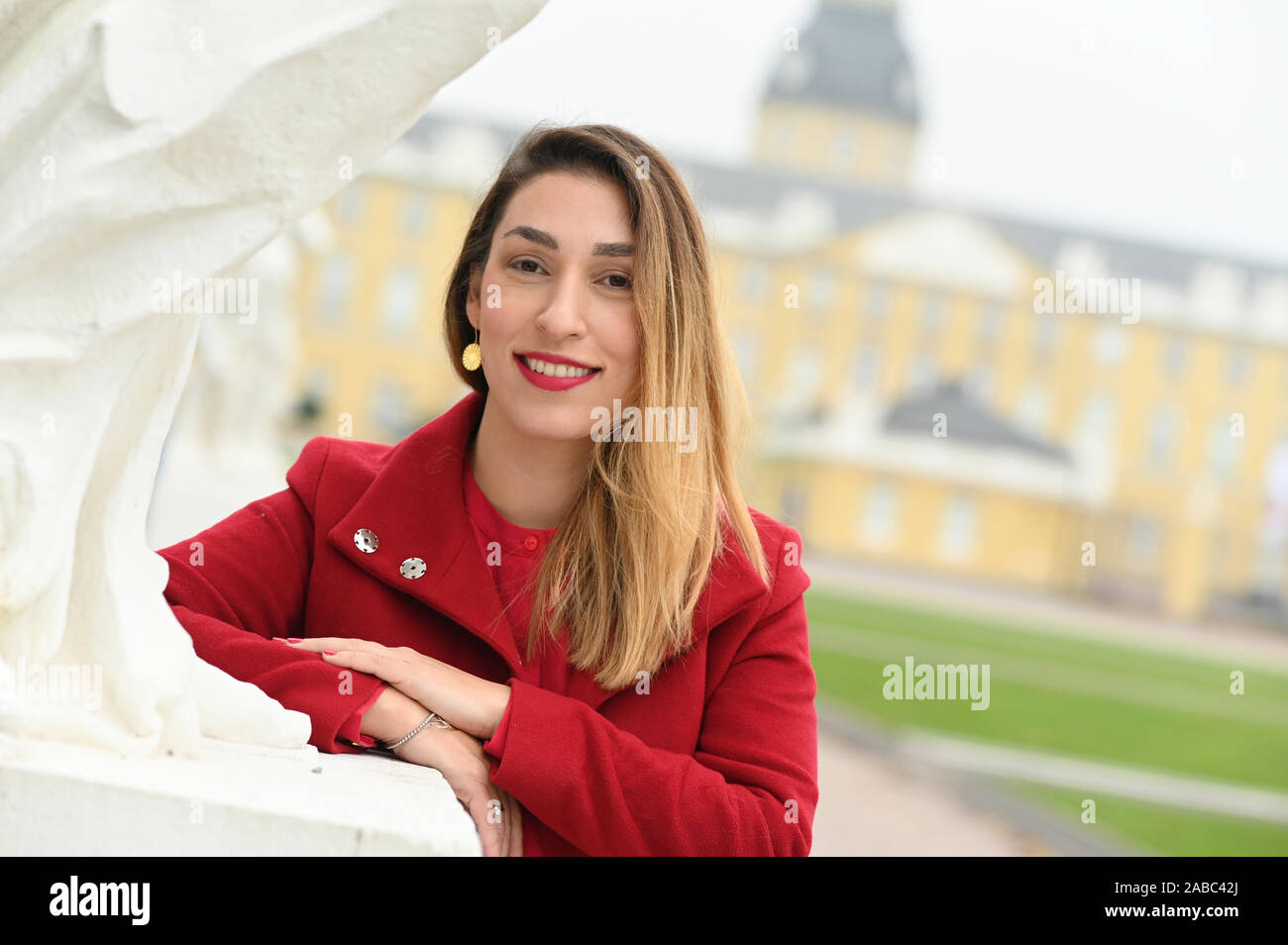 Karlsruhe Germany 25th Nov 19 The Author And Influencer Tijen Onaran Recorded At The Castle In Karlsruhe With The Global Digital Women Network She Founded Onaran Wants To Network Women In Particular