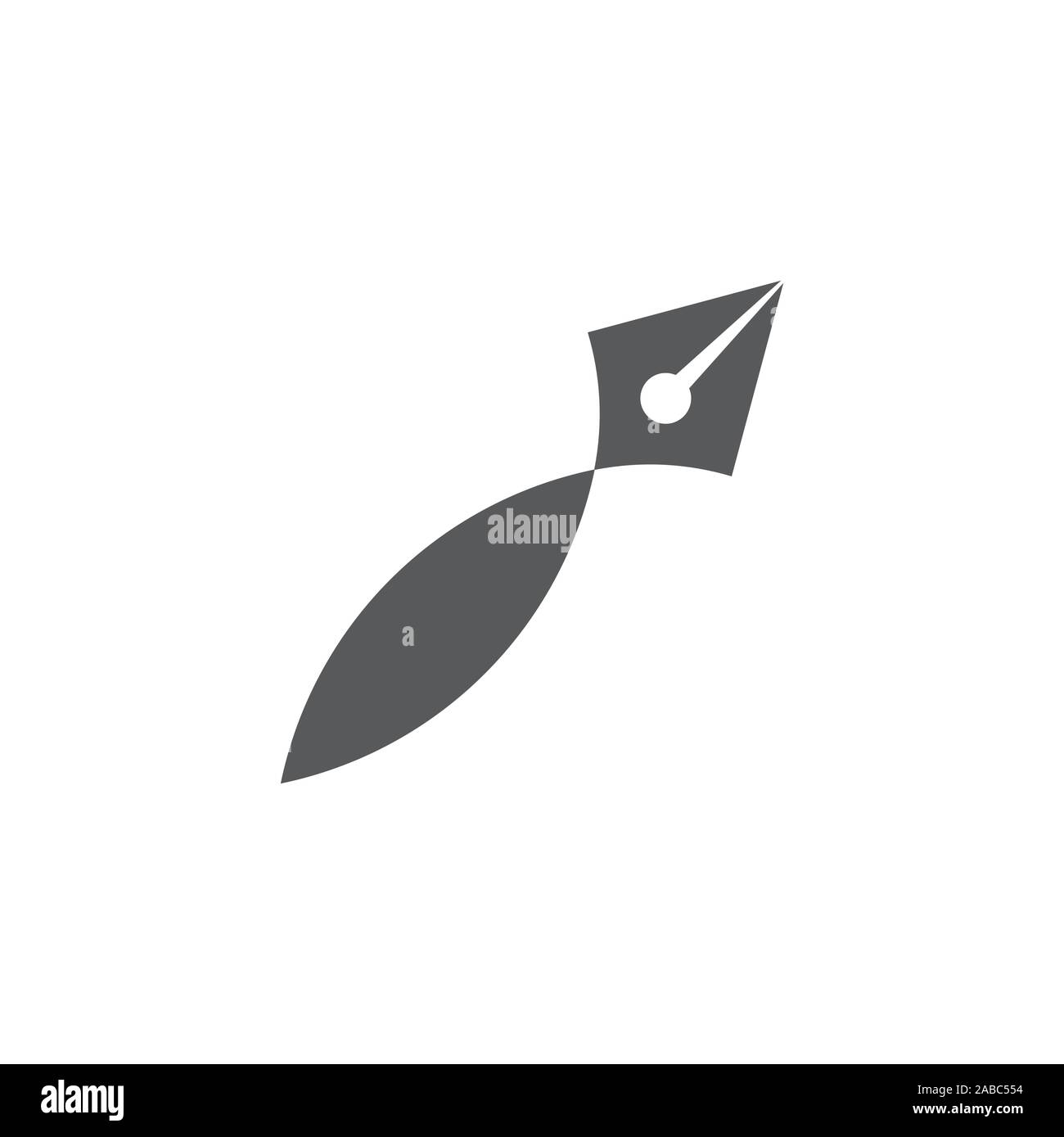 pen writer flyer geometric education vector Stock Vector