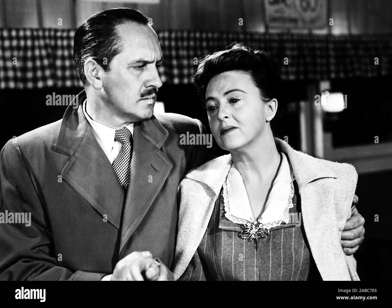 AN ACT OF MURDER, from left, Fredric March, Florence Eldridge, 1948 Stock Photo