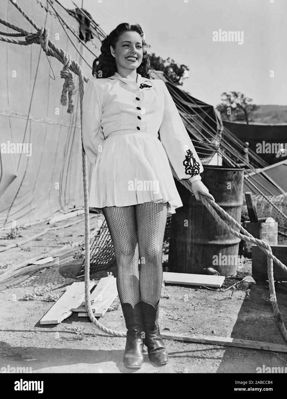 Caged fury mary beth hughes 1947 stock photo alamy