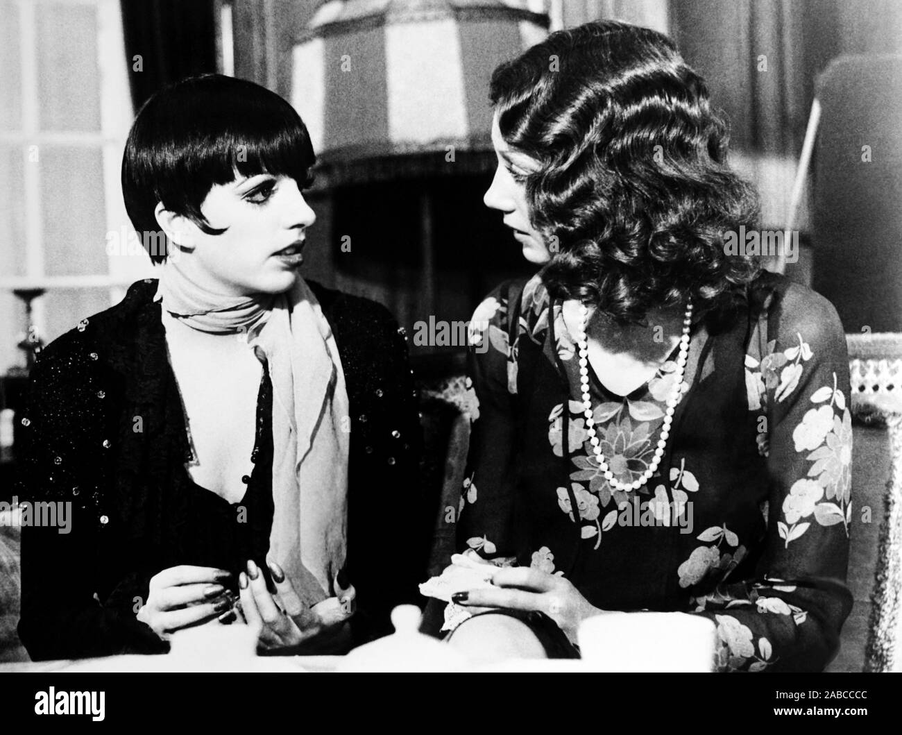 CABARET, from left, Liza Minnelli, Marisa Berenson, 1972 Stock Photo ...