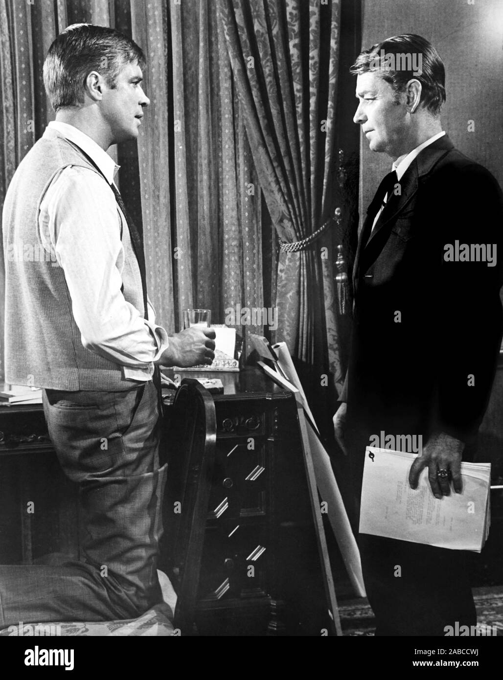 THE CARPETBAGGERS, from left, Peppard, Alan Ladd, 1964 Stock