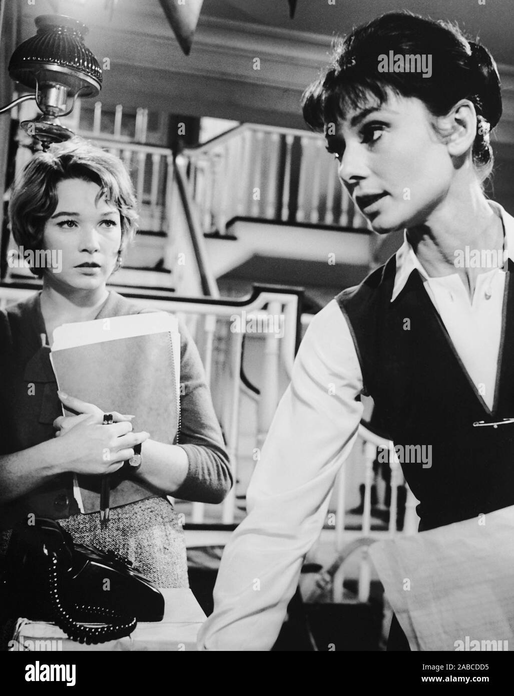 THE CHILDREN'S HOUR, from left, Shirley MacLaine, Audrey Hepburn, 1961 ...