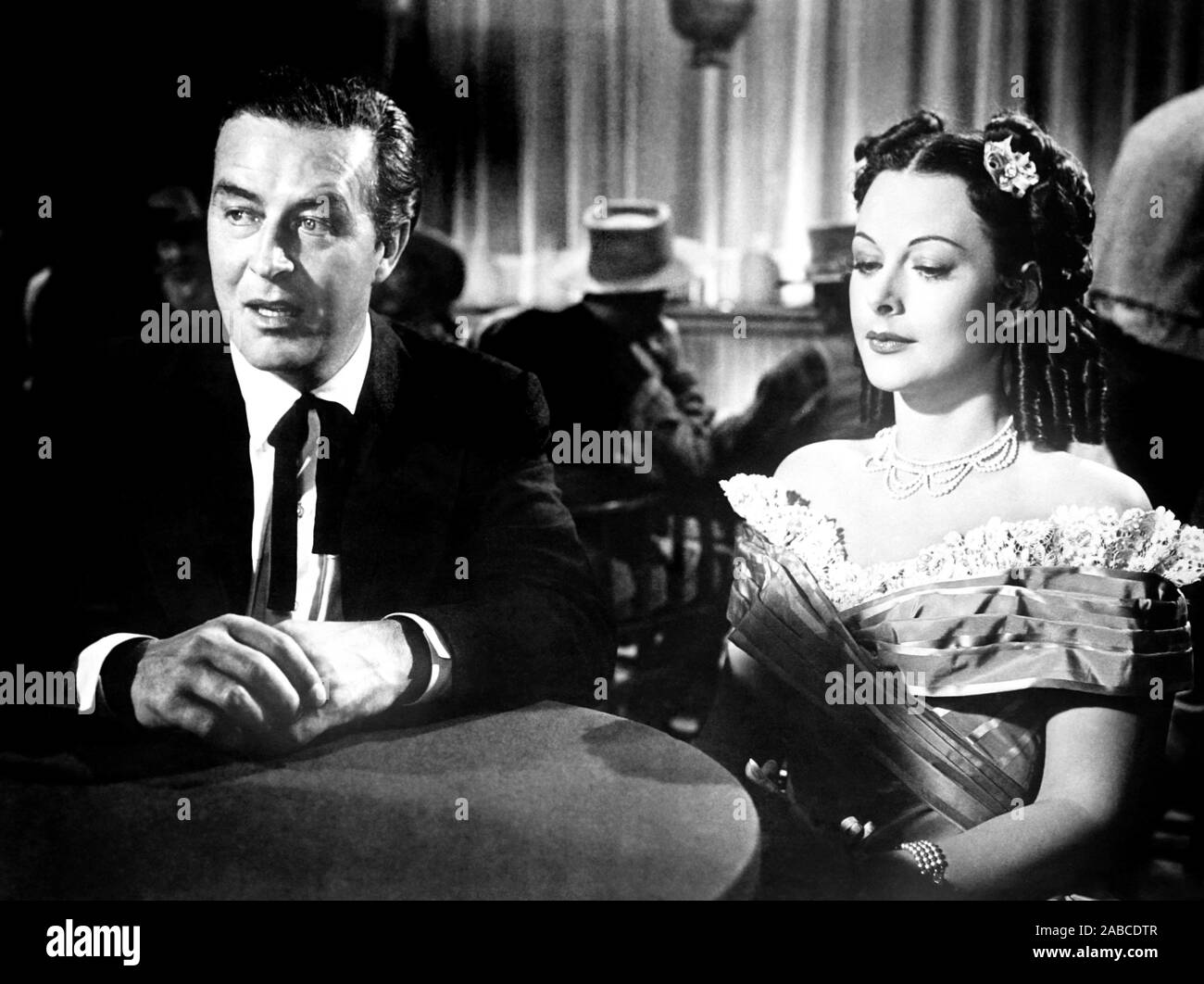 COPPER CANYON, from left, Ray Milland, Hedy Lamarr, 1950 Stock Photo