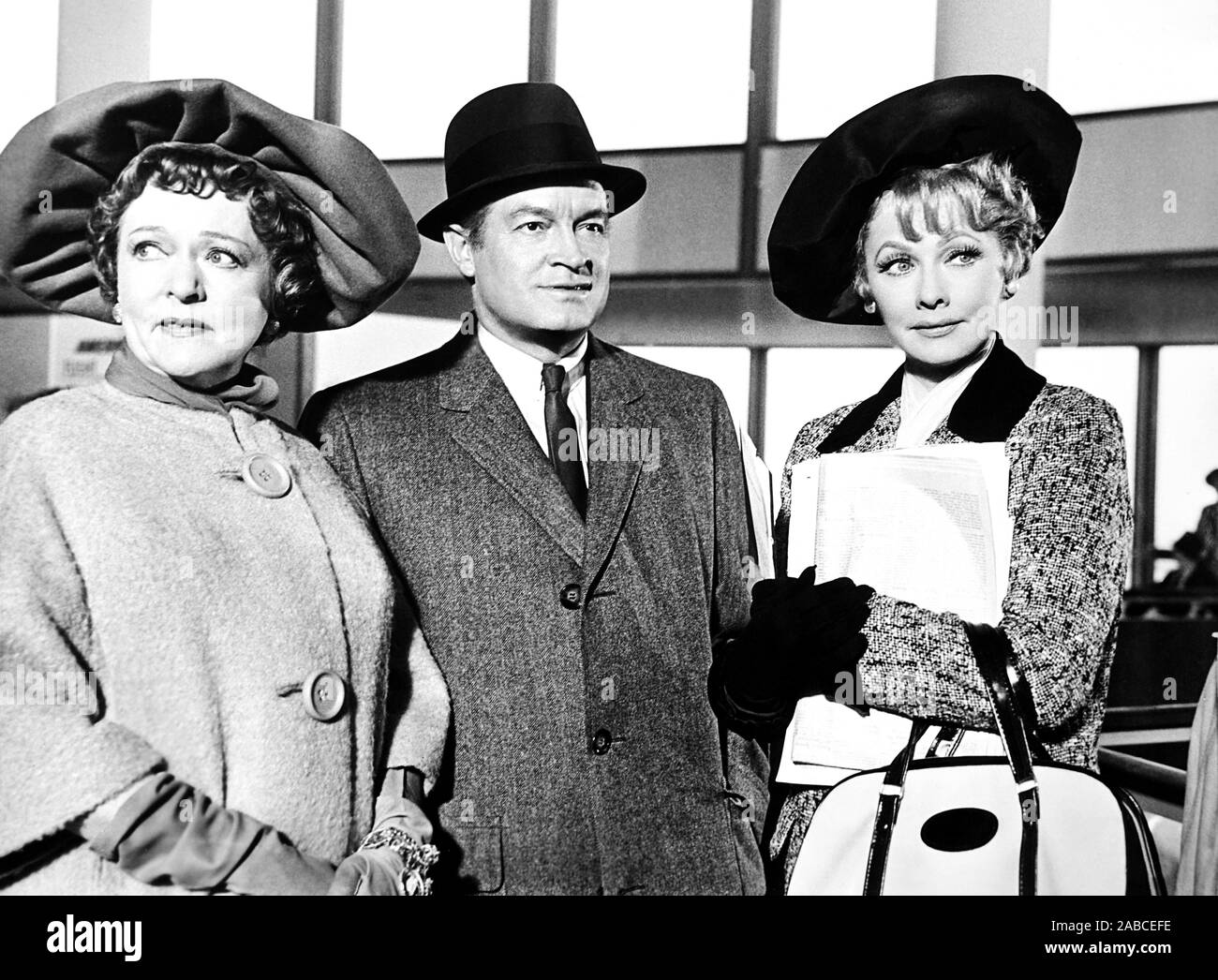 CRITIC'S CHOICE, from left, Jesse Royce Landis, Bob Hope, Lucille Ball