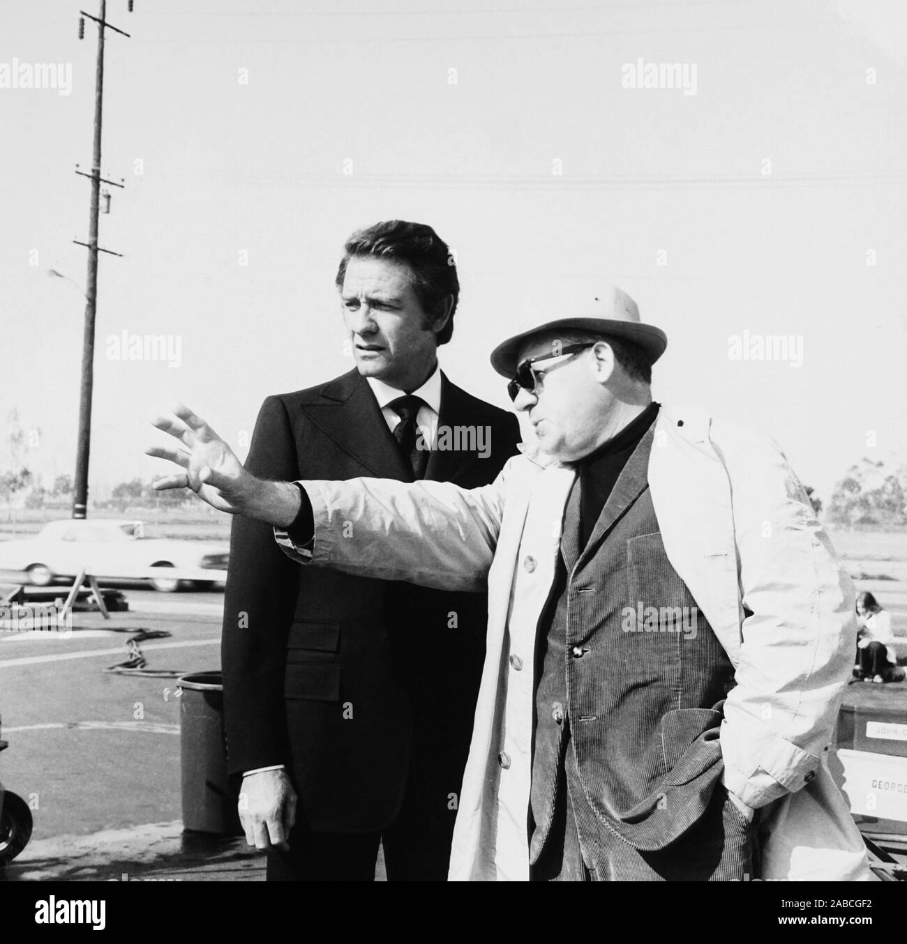 DOCTORS' WIVES, from left: Richard Crenna, director George Schaefer on ...