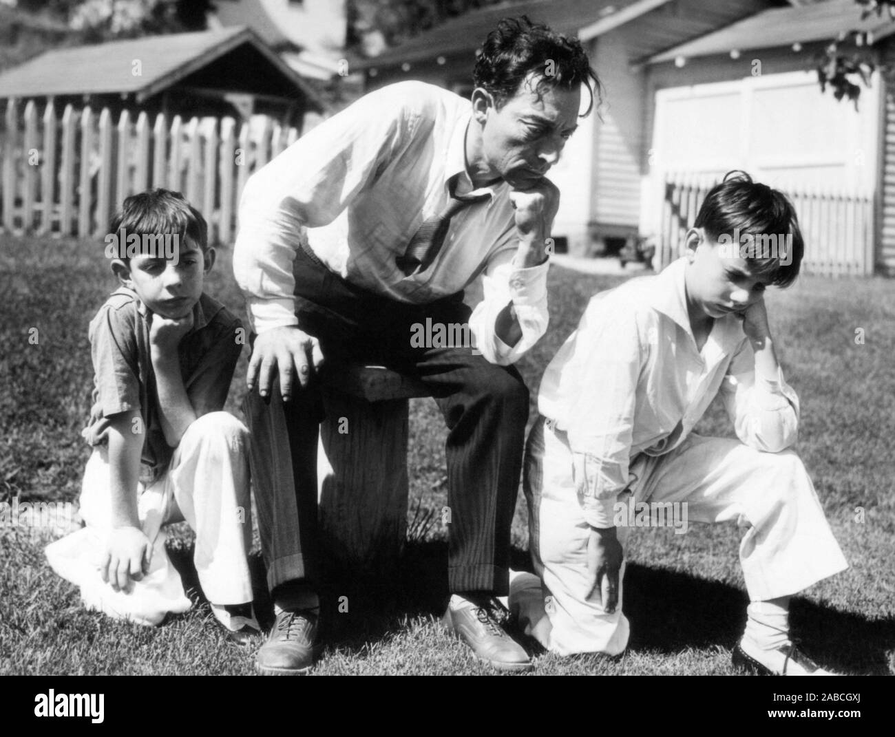 THE ELECTRIC HOUSE, from left, Robert Keaton, Buster Keaton, Joseph Keaton, 1922 Stock Photo Alamy