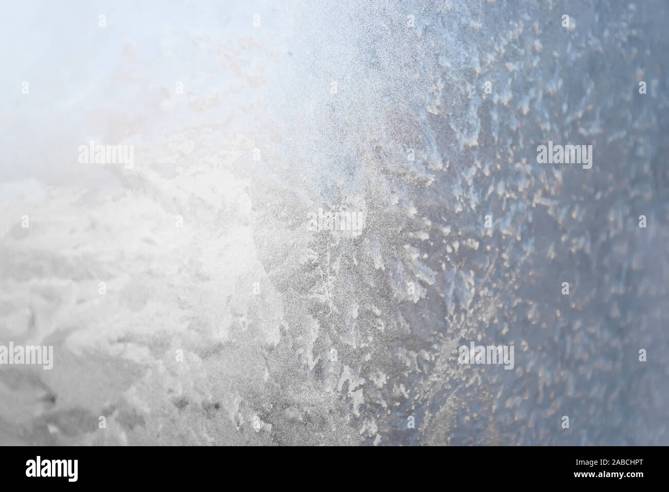 Texture of frost patterns on the window. Abstract winter background ...
