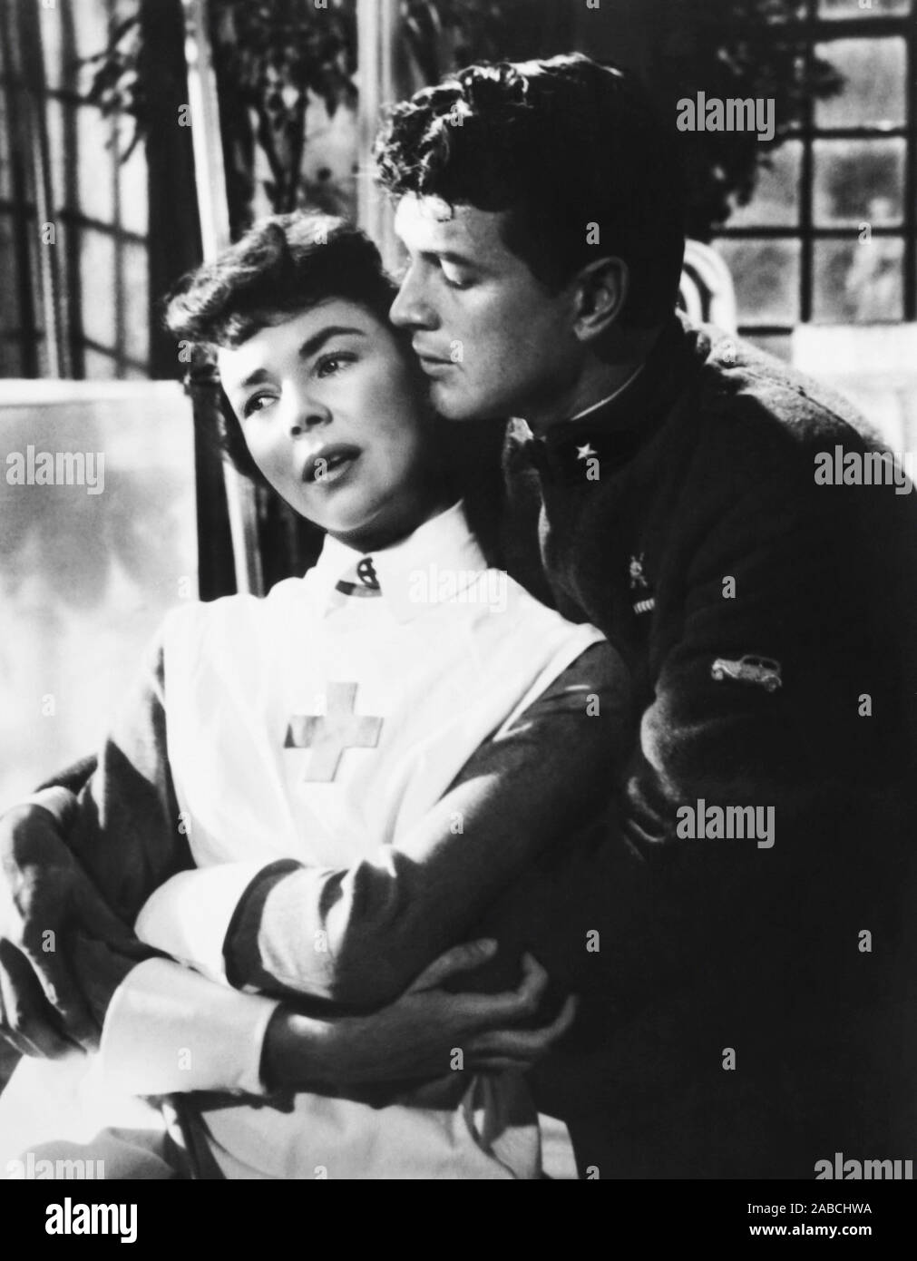 A FAREWELL TO ARMS, from left Jennifer Jones, Rock Hudson, 1957. TM