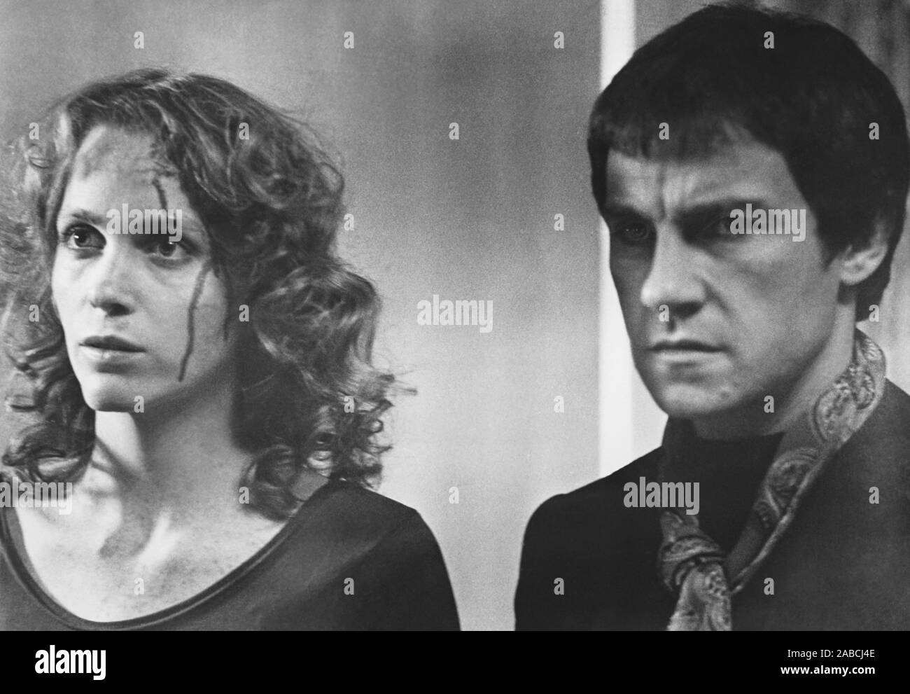 FINGERS, from left Tisa Farrow, Harvey Keitel, 1978. ©Brut Productions