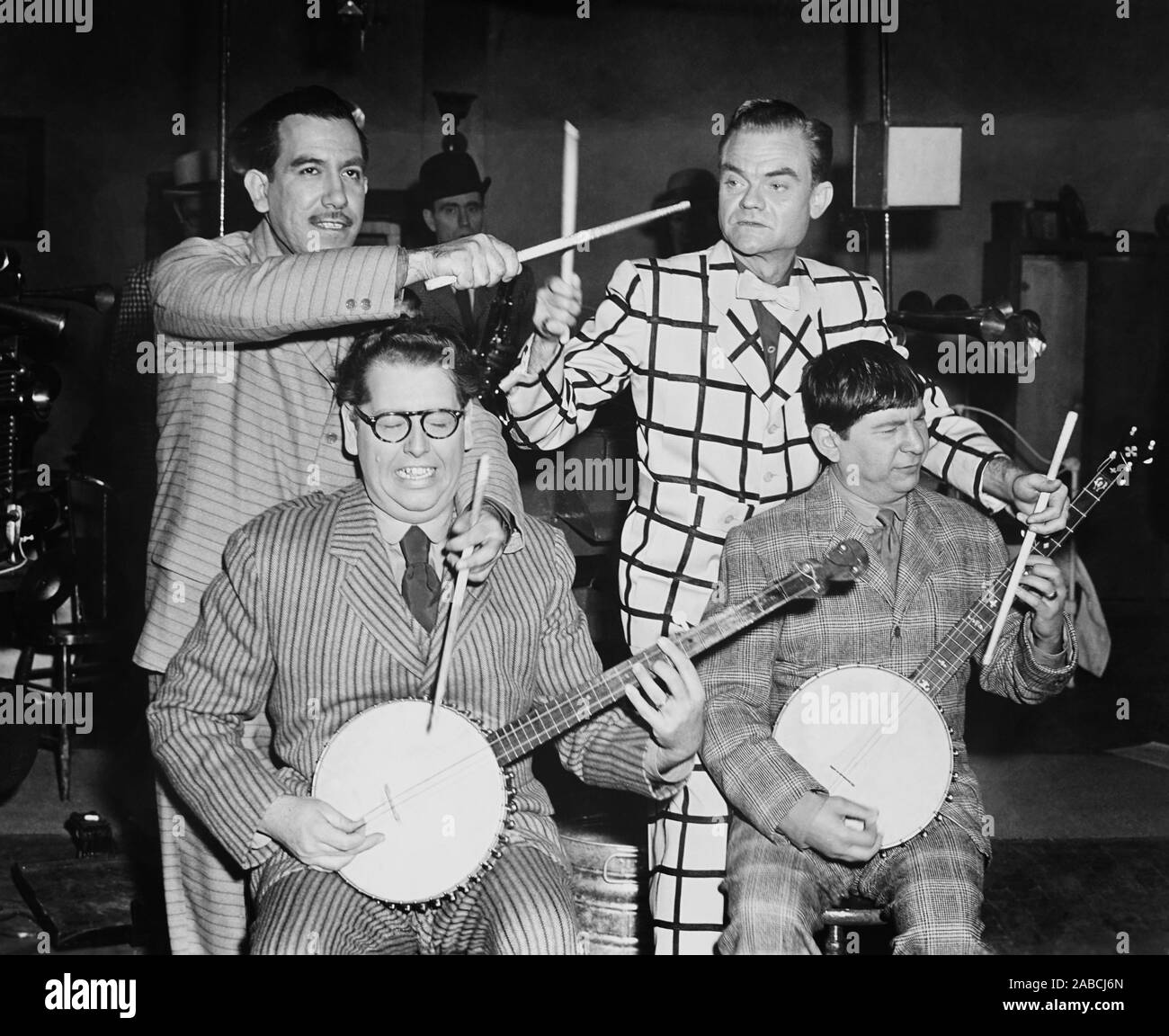 FIREMAN SAVE MY CHILD, right rear to front, Spike Jones, Freddy Morgan ...