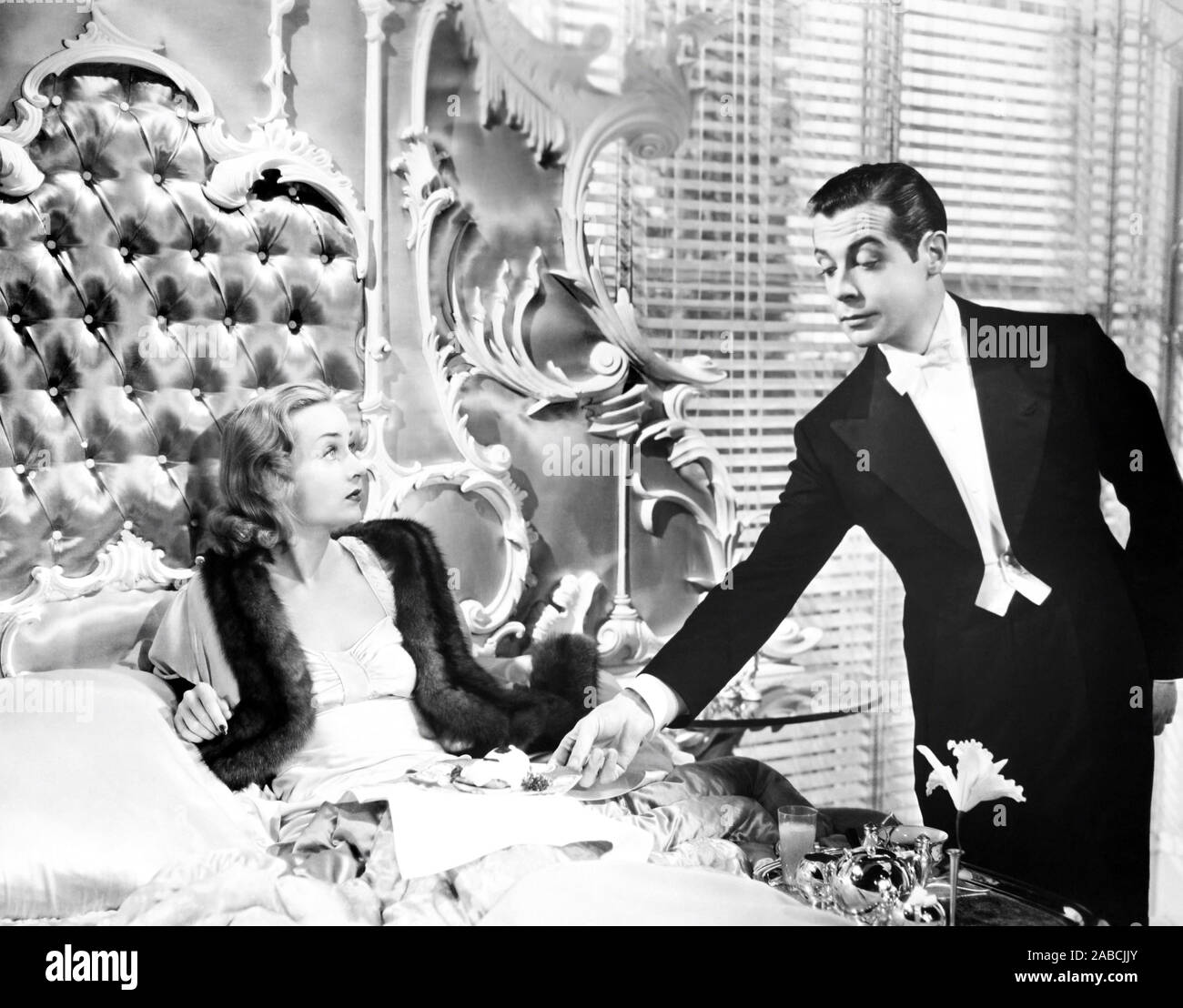 FOOLS FOR SCANDAL, from left, Carole Lombard, Fernand Gravet (aka Fernand Gravey), 1938 Stock Photo