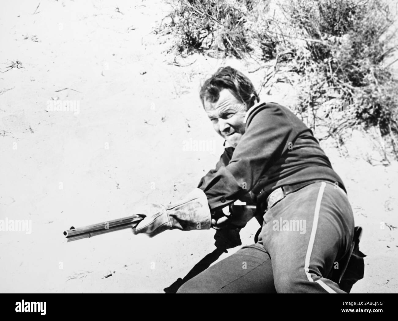 40 GUNS TO APACHE PASS, Audie Murphy, 1967 Stock Photo