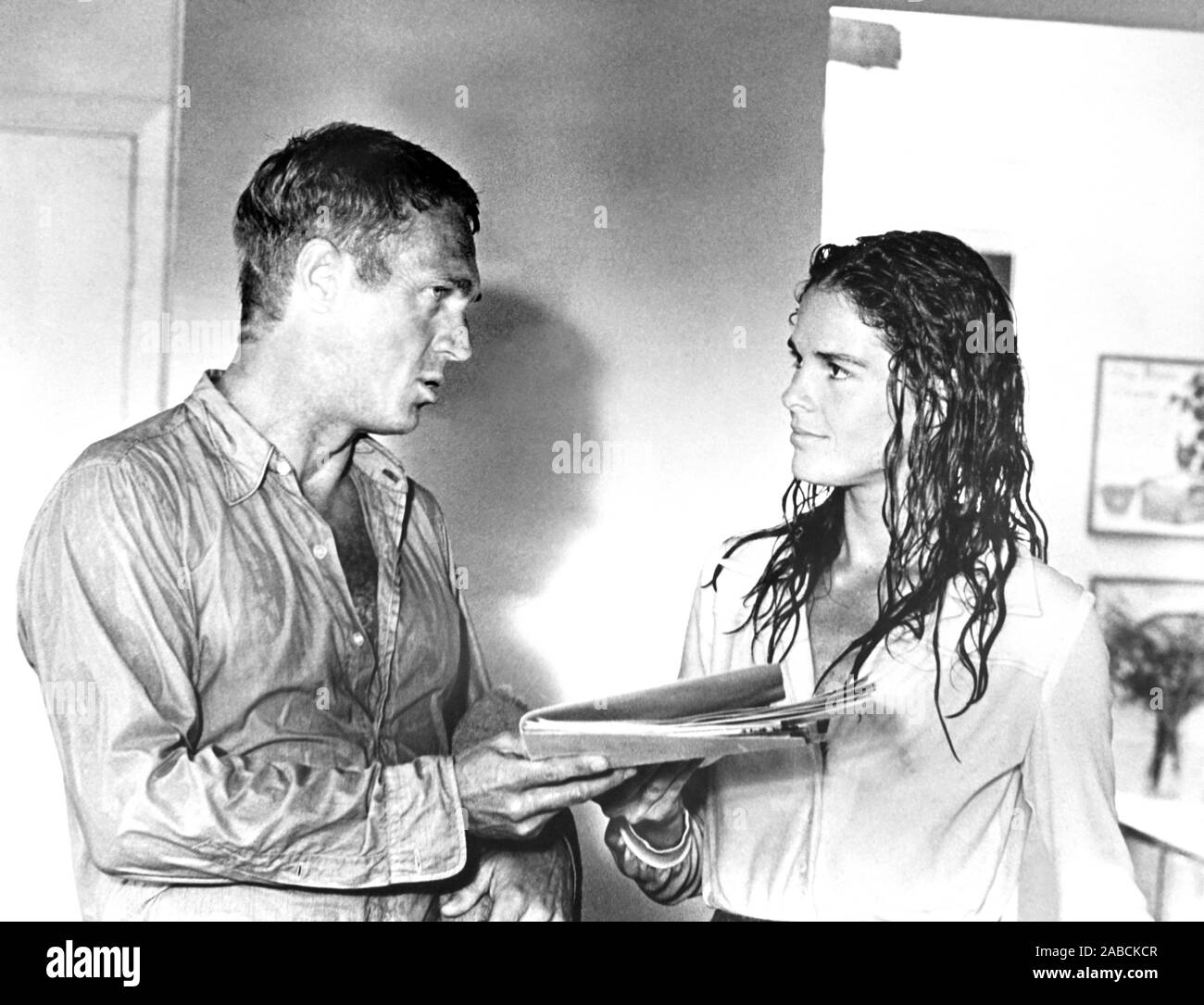 THE GETAWAY, from left, Steve McQueen, Ali MacGraw, 1972 Stock Photo