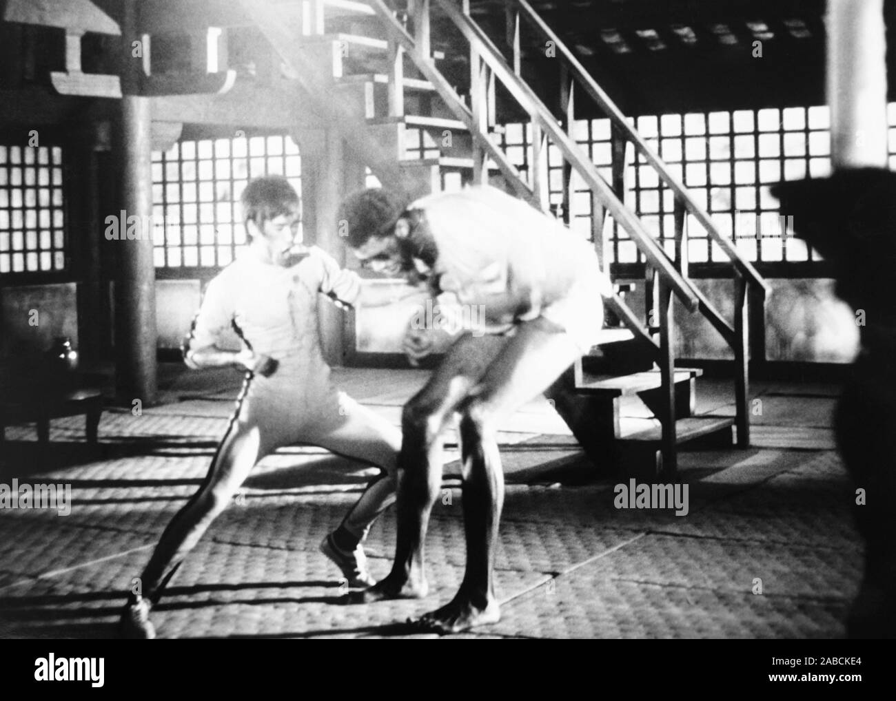 GAME OF DEATH, from left Bruce Lee, Kareem AbdulJabbar, 1978. © Columbia Pictures /Courtesy