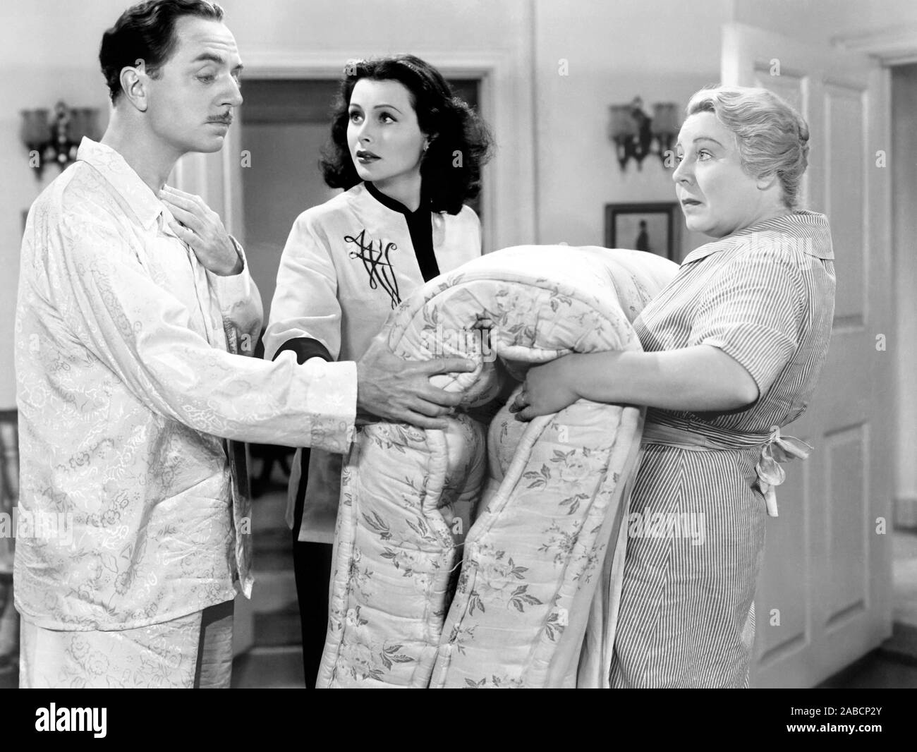 THE HEAVENLY BODY, from left, William Powell, Hedy Lamarr, Connie Gilchrist, 1944 Stock Photo