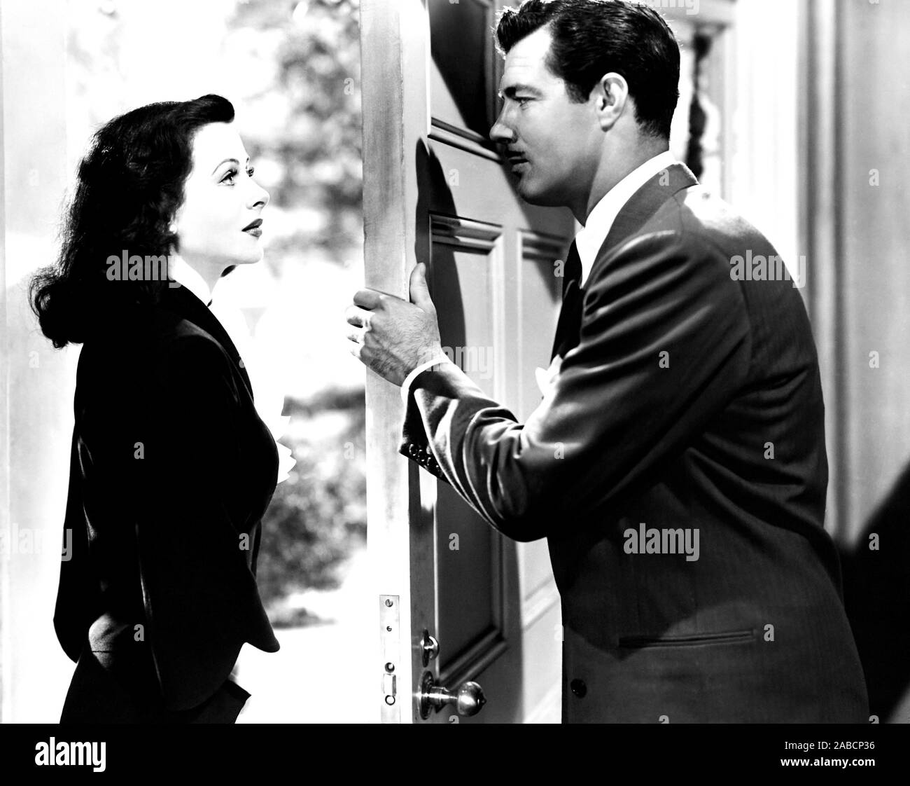 THE HEAVENLY BODY, from left, Hedy Lamarr, James Craig, 1944 Stock Photo