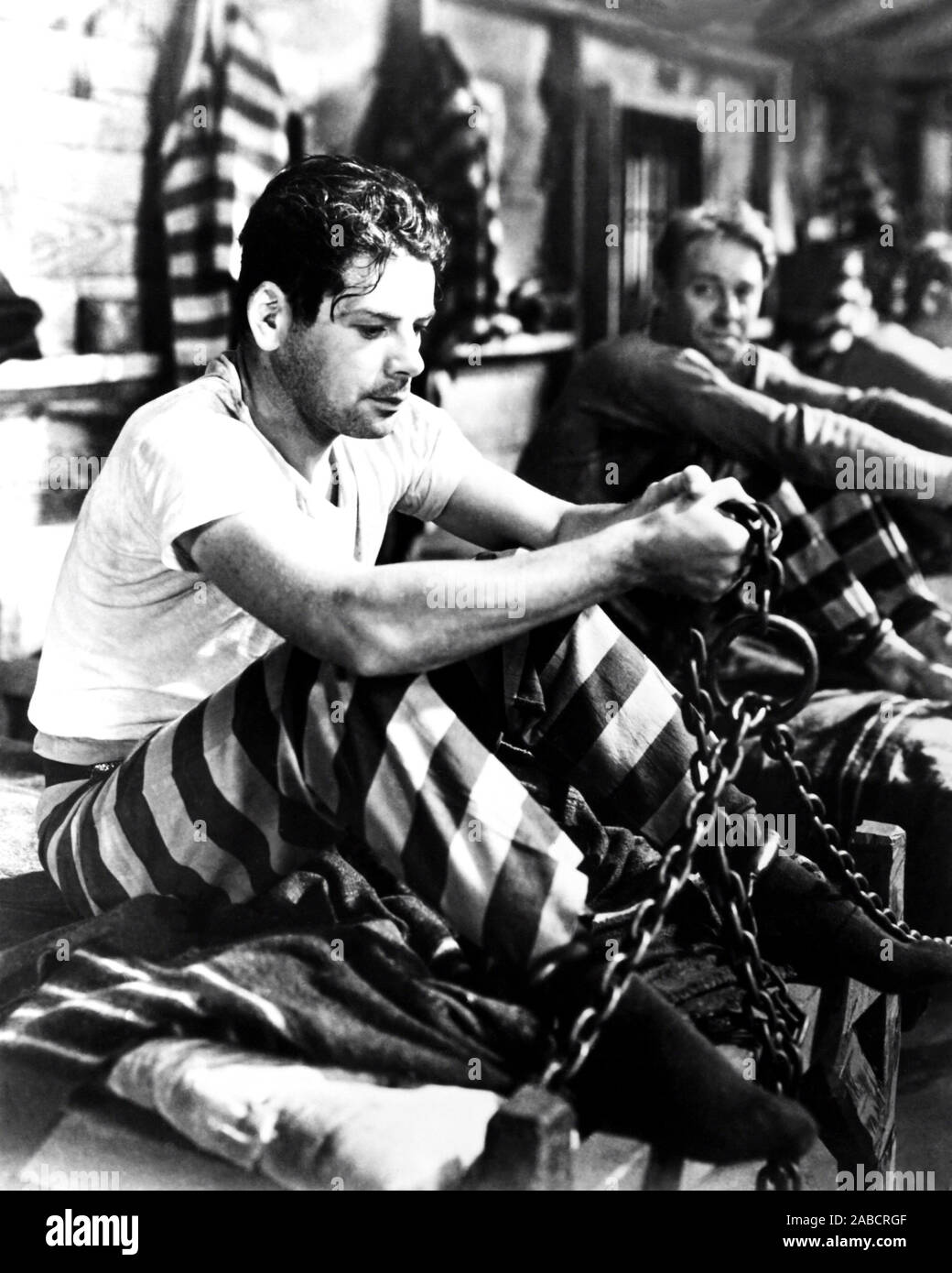 I AM A FUGITIVE FROM A CHAIN GANG, from left, Paul Muni, G. Pat Collins, 1932 Stock Photo