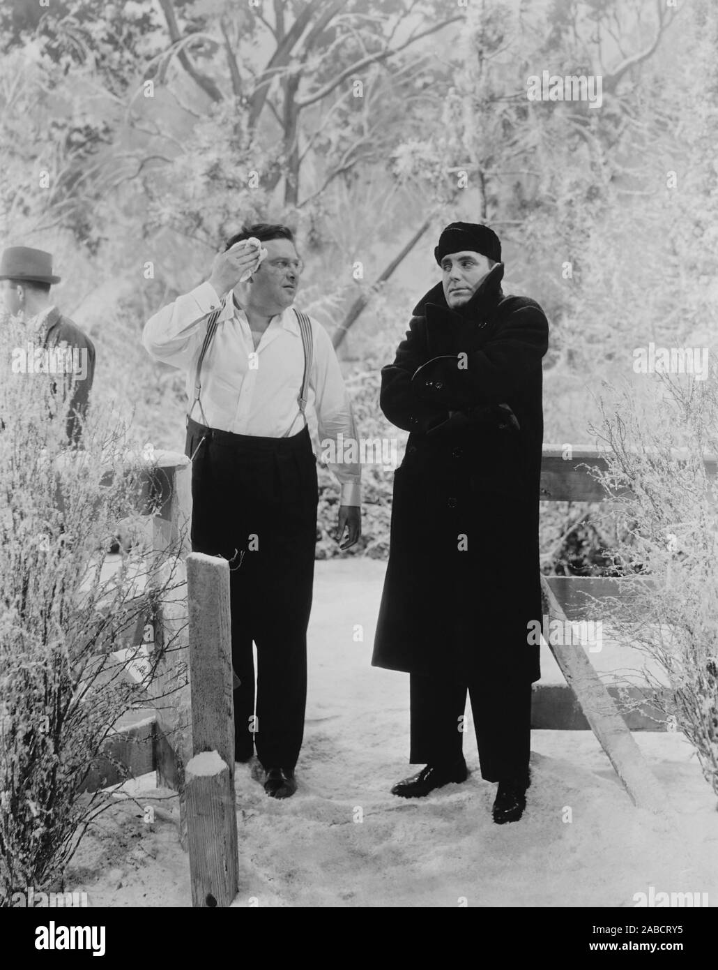 I MARRIED A DOCTOR, from left director Archie Mayo, Pat O'Brien on set