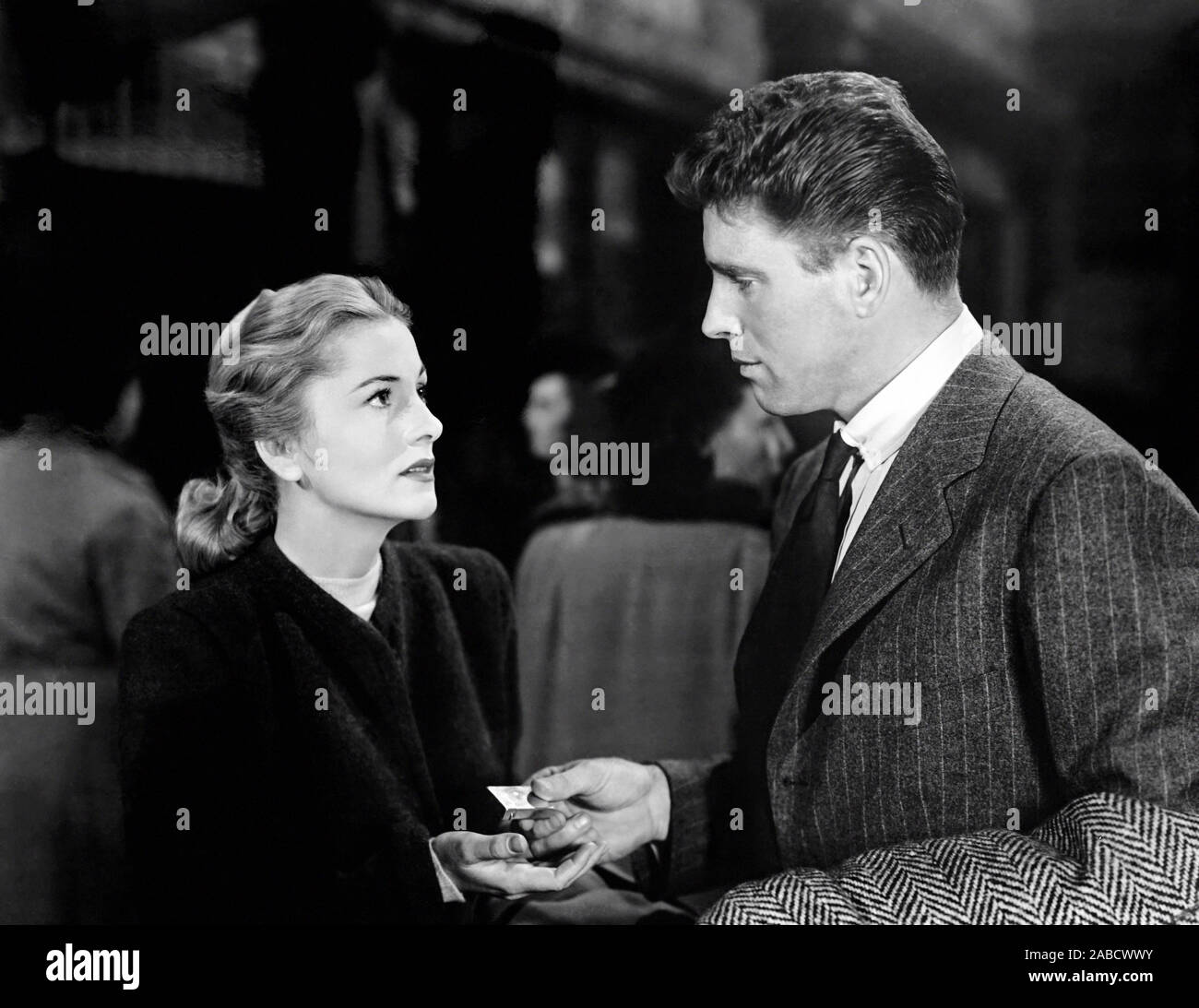 KISS THE BLOOD OFF MY HANDS, from left, Joan Fontaine, Burt Lancaster ...