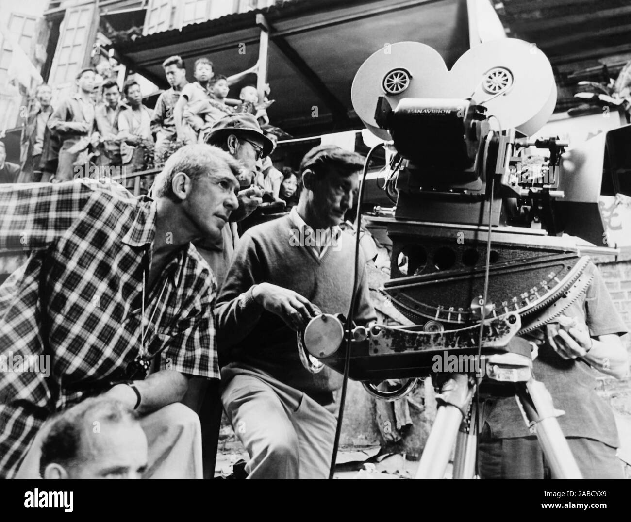 LORD JIM, director Richard Brooks (left) on set, 1965 Stock Photo Alamy