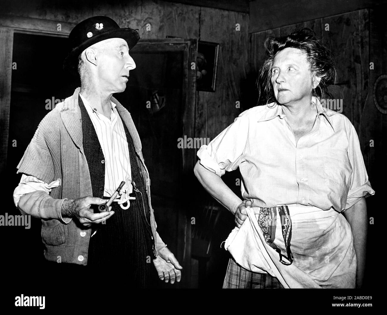 MA AND PA KETTLE AT HOME, from left, Percy Kilbride, Marjorie Main