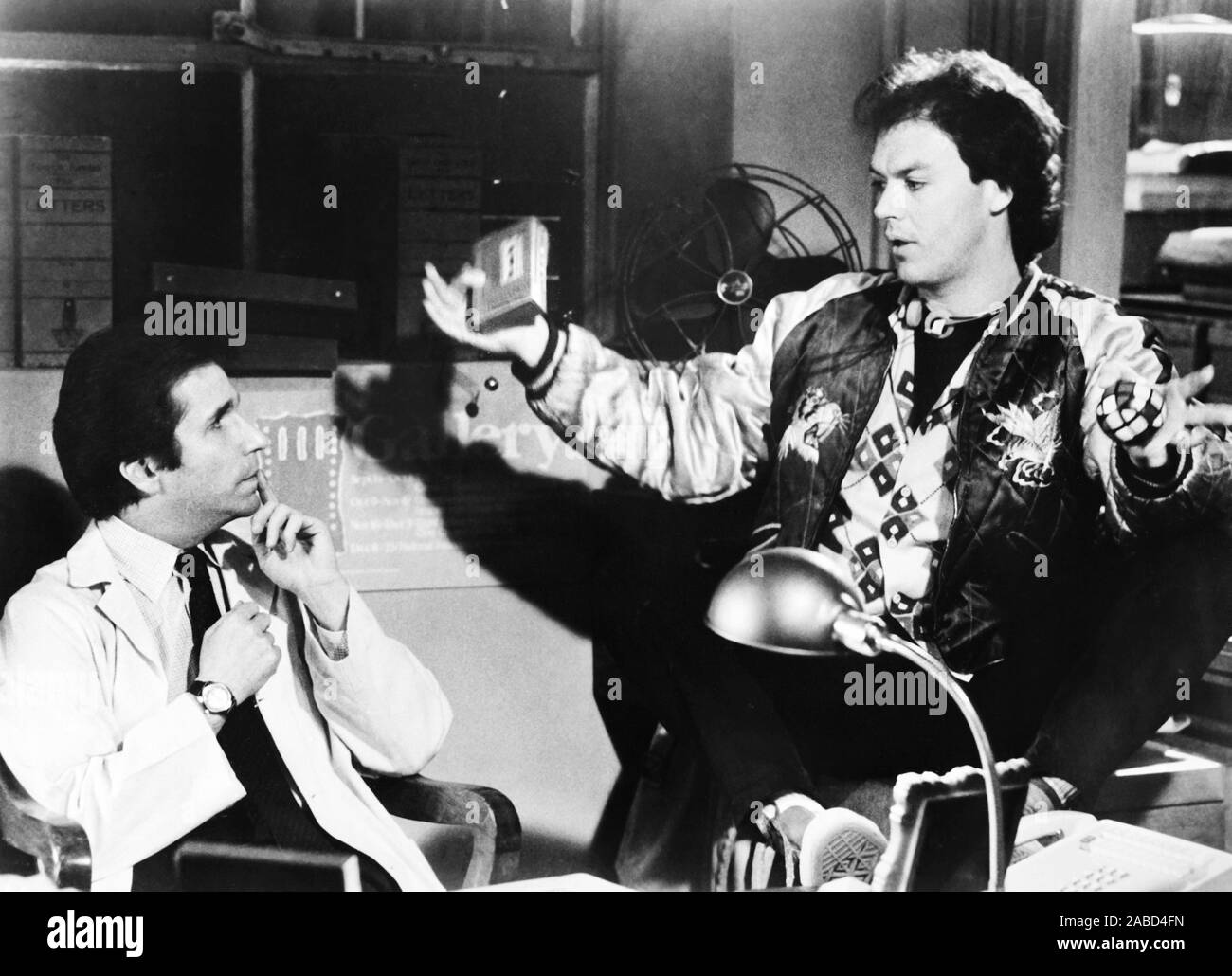 Night Shift From Left Henry Winkler Michael Keaton 1982 ©warner