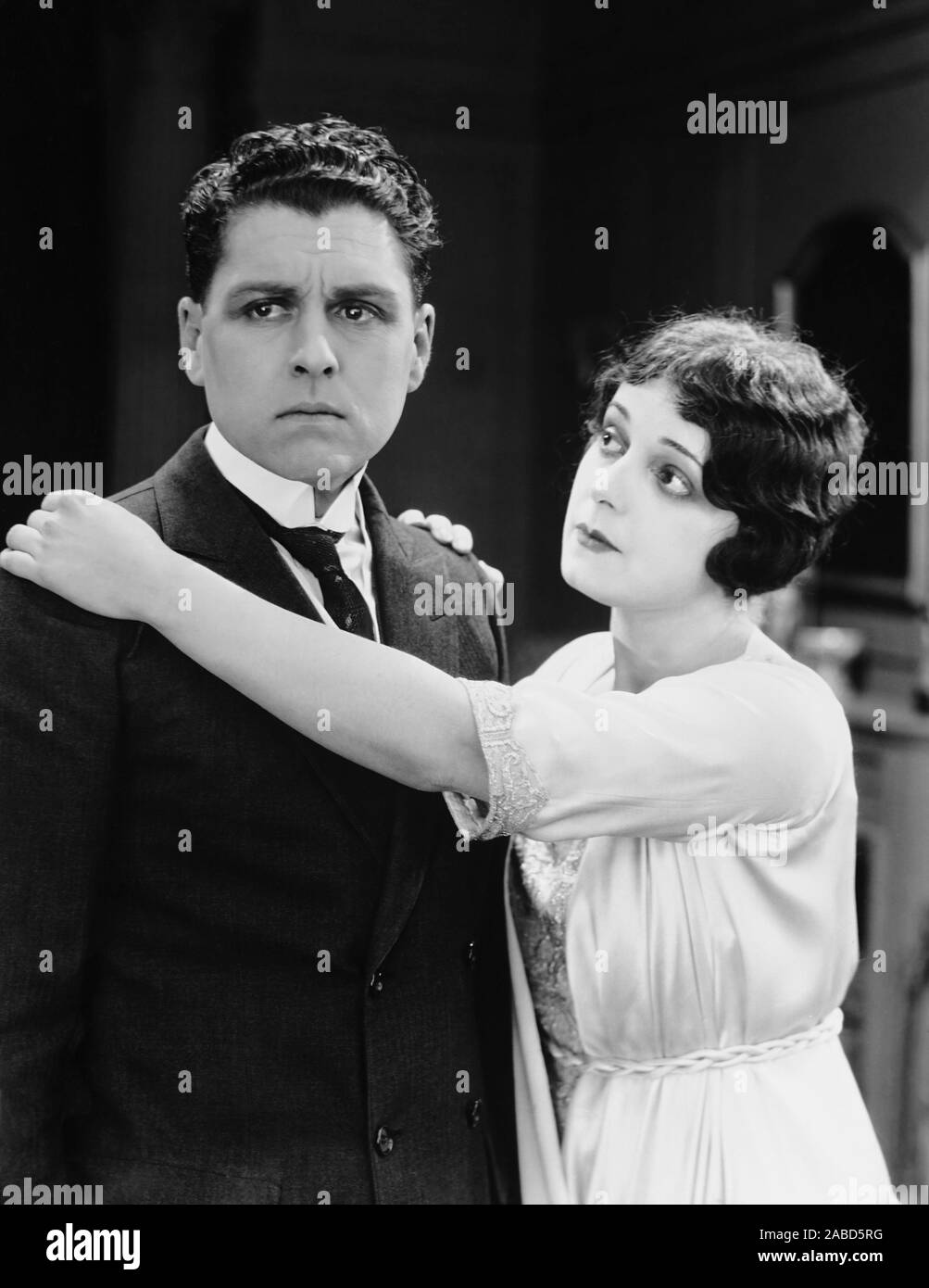 OUT OF THE STORM, from left: John Bowers, Barbara Castleton, 1920 Stock ...