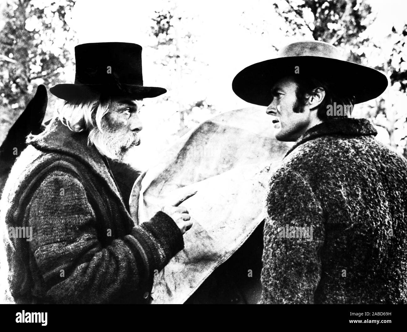 PAINT YOUR WAGON, from left, Lee Marvin, Clint Eastwood, 1969 Stock