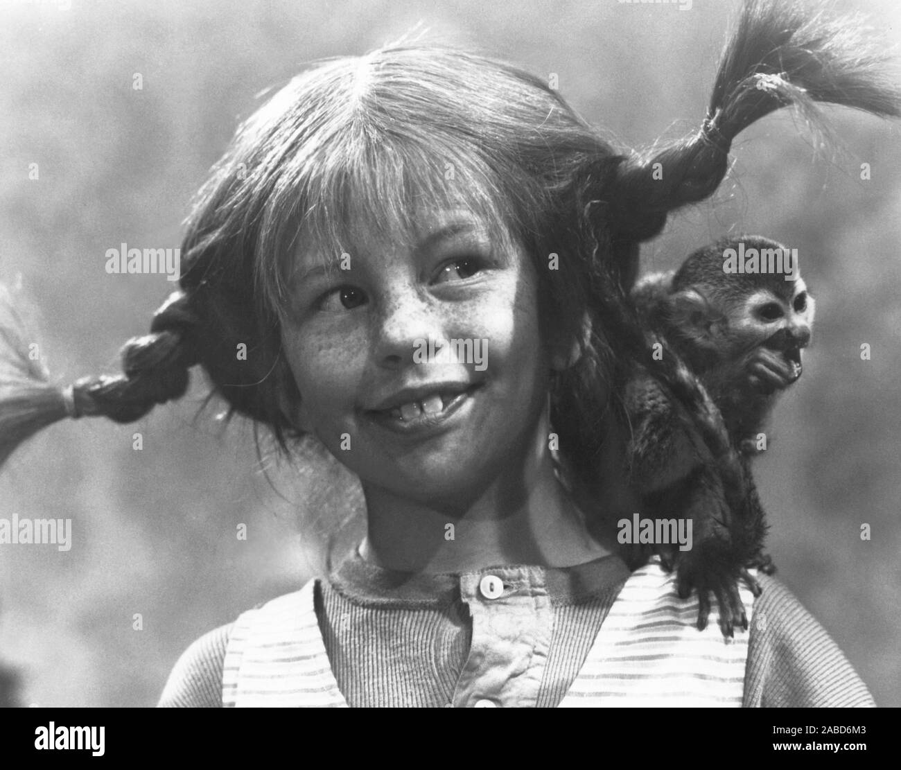 PIPPI IN THE SOUTH SEAS, (aka PIPPI LANGSTRUMP PA DE SJU HAVEN), Inger Nilsson, 1970 Stock Photo